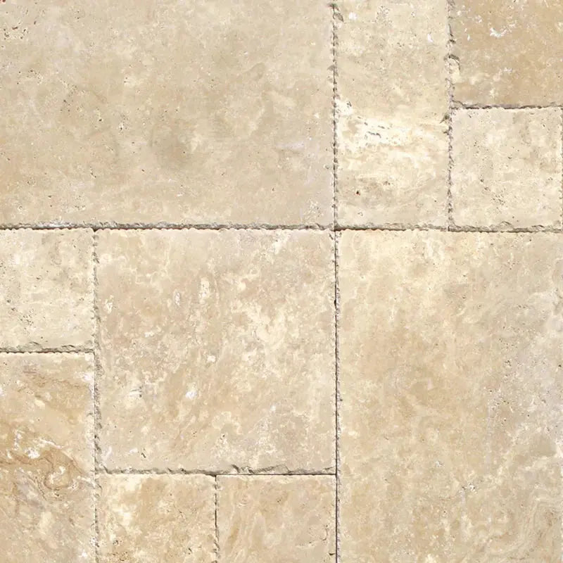 Tuscany Beige Pattern Honed-Unfilled-Chipped Travertine Floor and Wall Tile (16 Sq Ft)