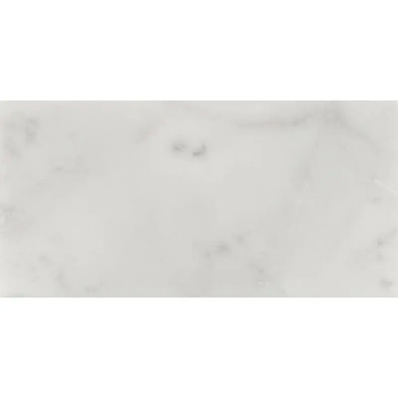 Carrara White 3" X 6" Honed Marble Subway Tile