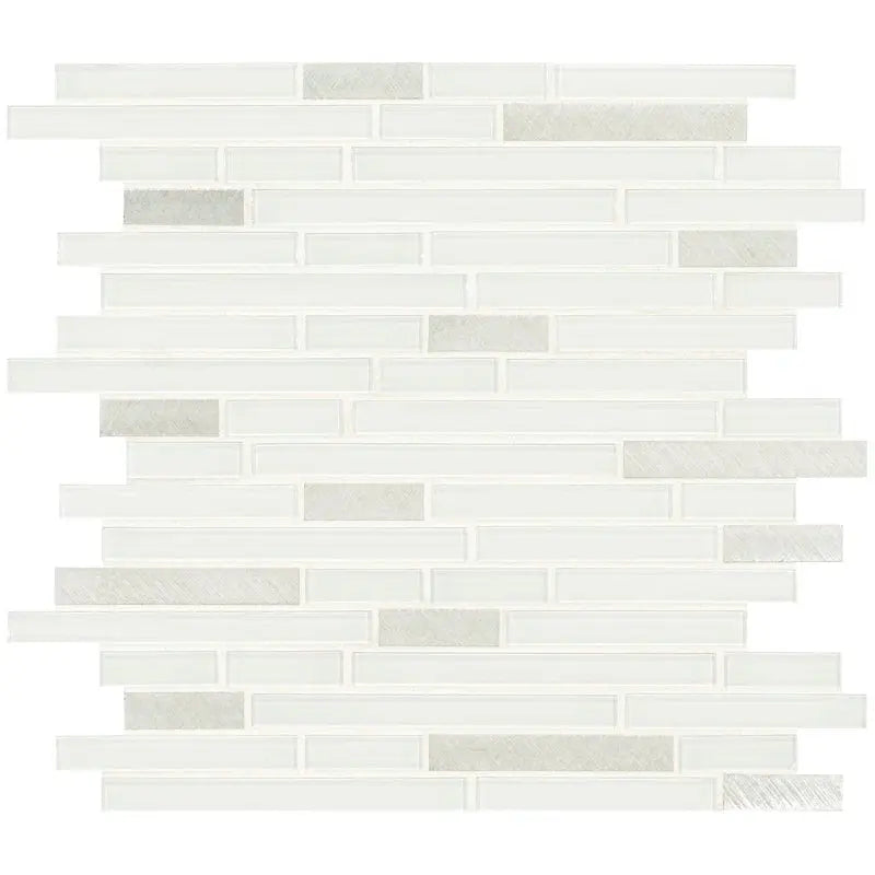 Lucid Sky Metal/Glass Mosaic Sheet Wall Tile