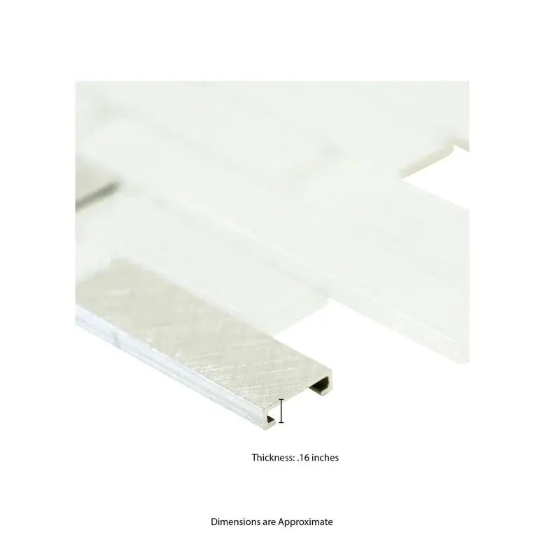 Lucid Sky Metal/Glass Mosaic Sheet Wall Tile
