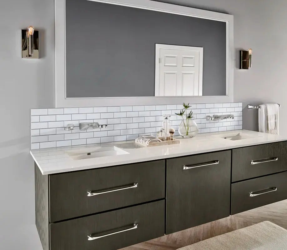 Retro Bianco Brick 2" X 6" Porcelain Mosaic Tile