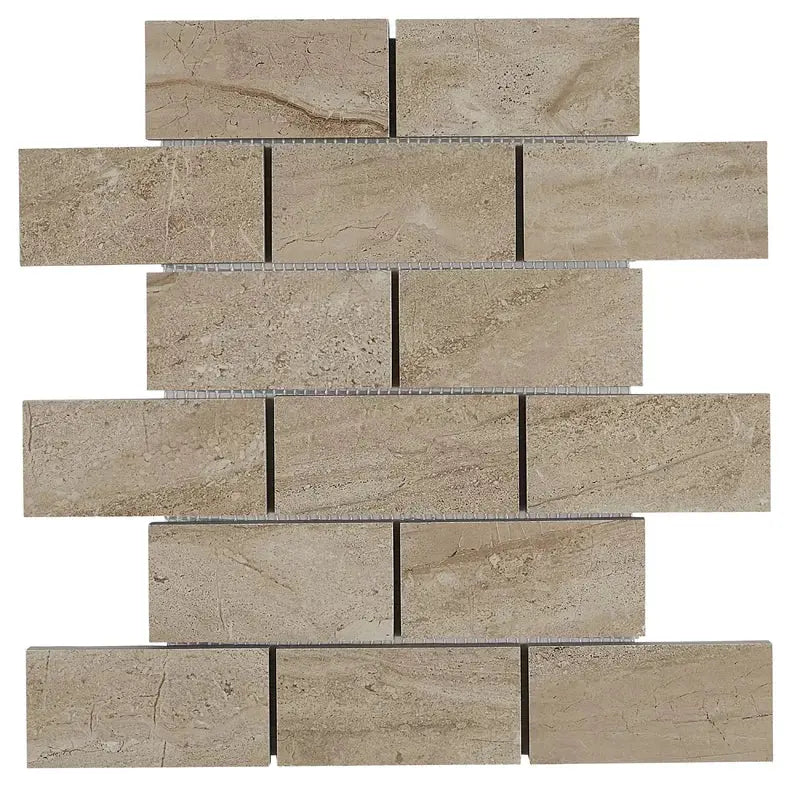 Florentine 2" X 4" Mosaic Tile in Nociolla