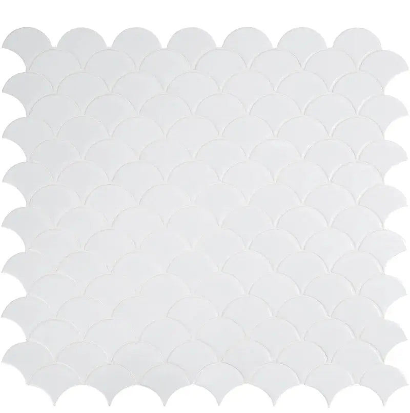 Domino White 9.96 X 13.11 Porcelain Mosaic Tile