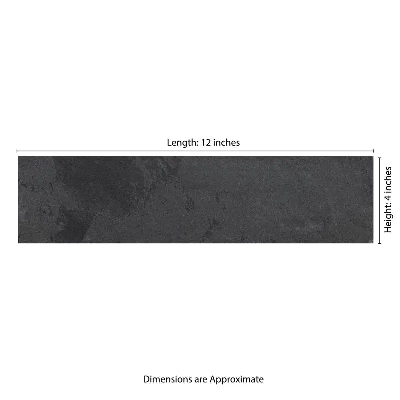 Montauk 4" X 12" Gauged Slate Subway Floor and Wall Tile