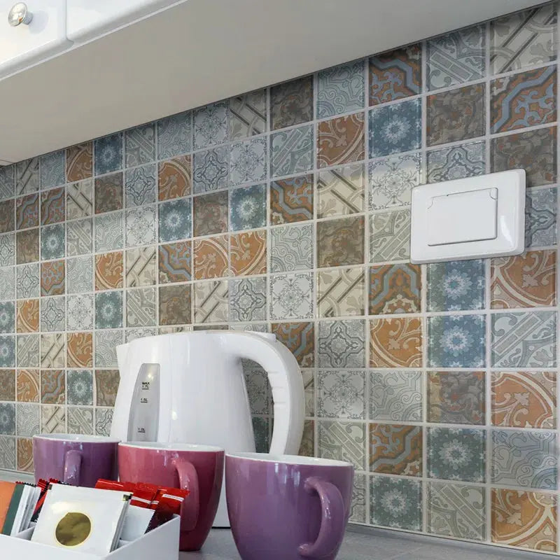 Pasadena 12" X 12" Glass Mosaic Wall Tile