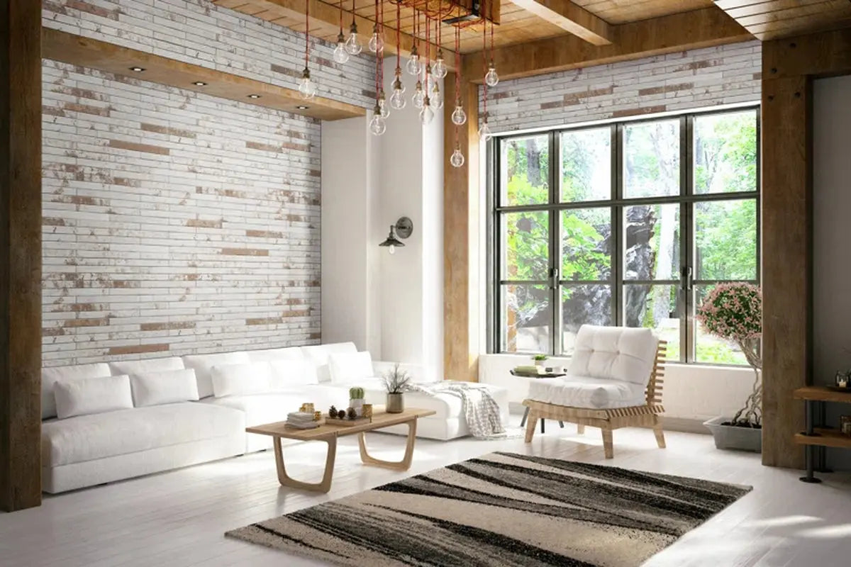 Capella Brick Look 2" X 18" Matte Porcelain Floor and Wall Tile
