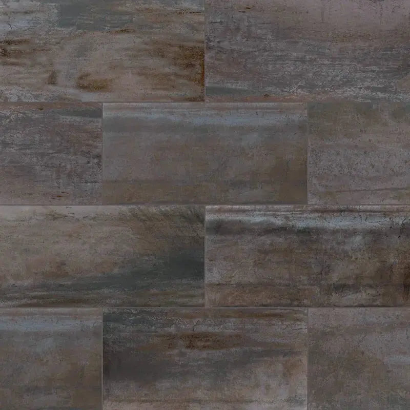 Oxide 12" X 24" Matte Metallic Look Wall & Floor Tile