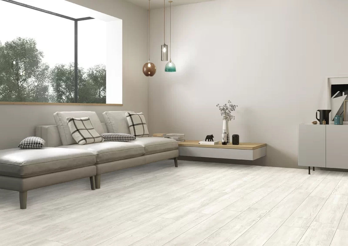 Caldera 8" X 47" Matte Porcelain Wood Look Floor & Wall Tile