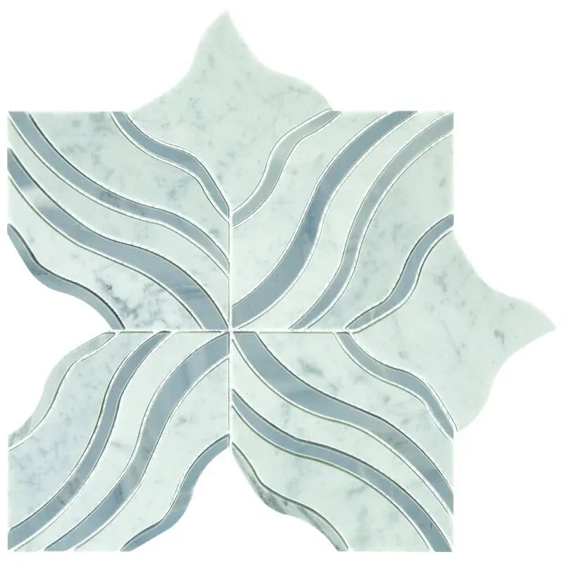 Lavaliere Carrara Natural Stone Mosaic Wall Tile