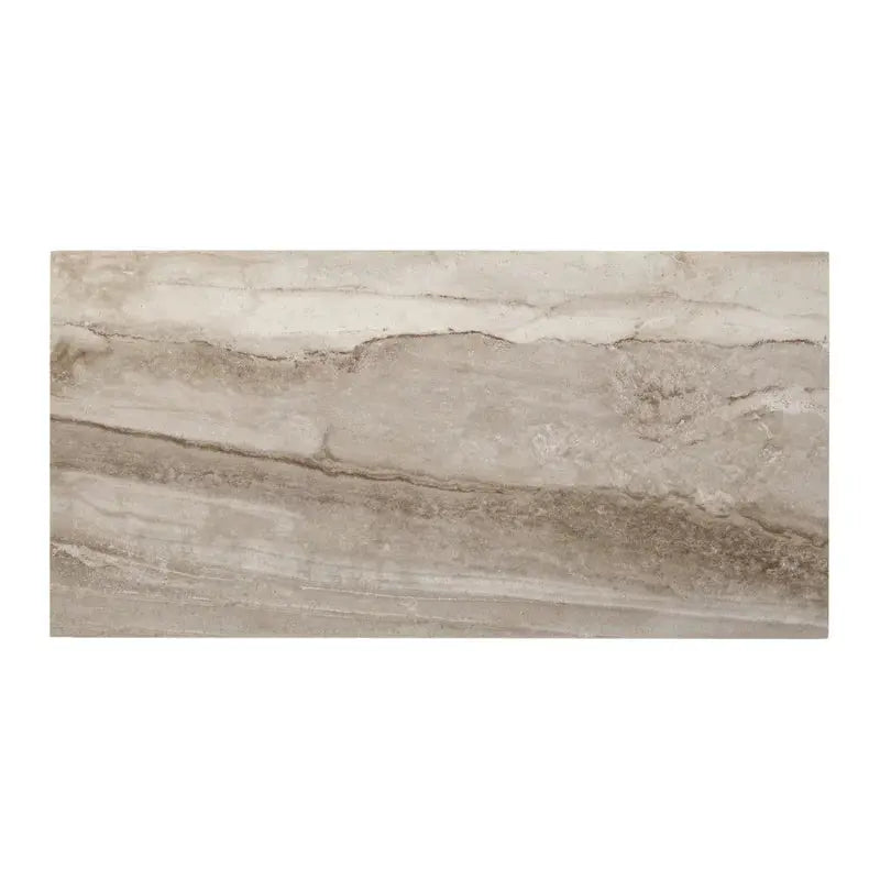 Famed 12" X 24" Porcelain Marble Look Wall & Floor Tile