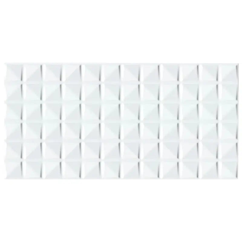 Dymo Chex White 12" X 24" Glossy Ceramic Wall Tile