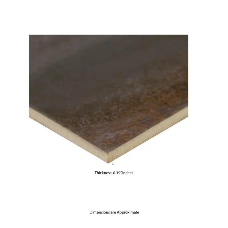 Oxide 12" X 24" Matte Metallic Look Wall & Floor Tile