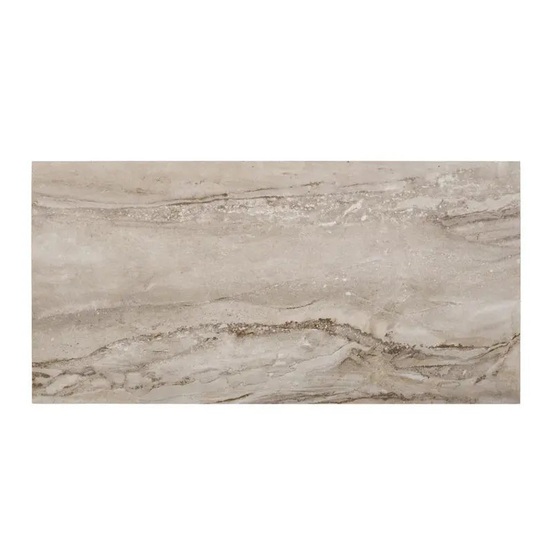 Famed 12" X 24" Porcelain Marble Look Wall & Floor Tile