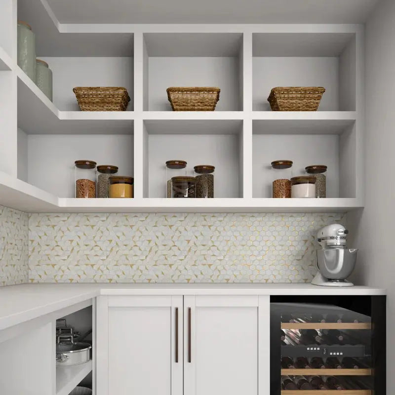 Random Sized Natural Stone Mosaic Wall Tile