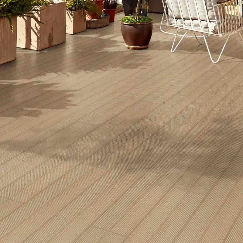 Elemental Deck 8" X 47" Matte Porcelain Wood Look Floor and Wall Tile