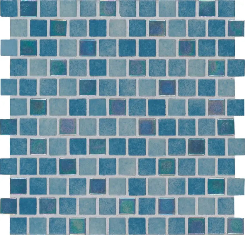 Caribbean Reef 1" X 1" Glass Tile