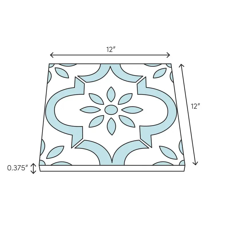 Florentine 12" X 12" Porcelain Field Tile