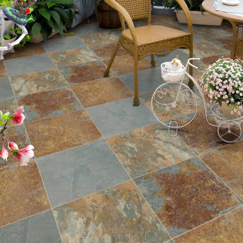 California 16" X 16" Slate Field Tile