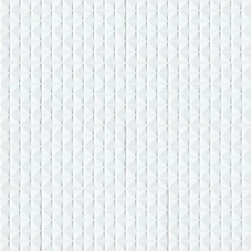 Dymo Chex White 12" X 24" Glossy Ceramic Wall Tile