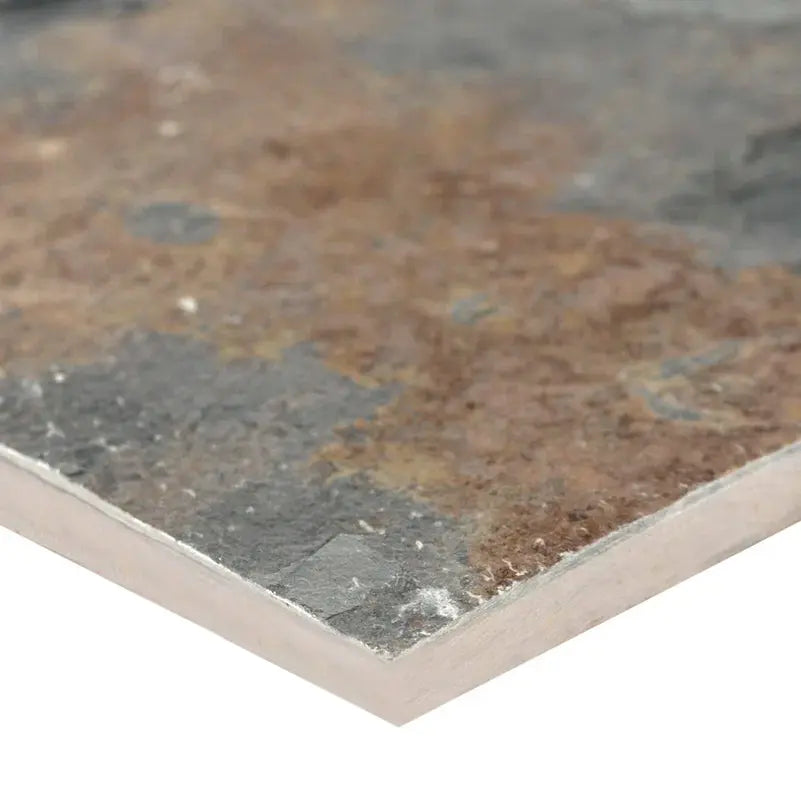 California Gold 12" X 12" Slate Field Tile in Multi