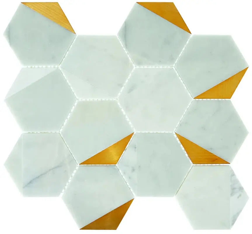 Random Sized Natural Stone Mosaic Wall Tile