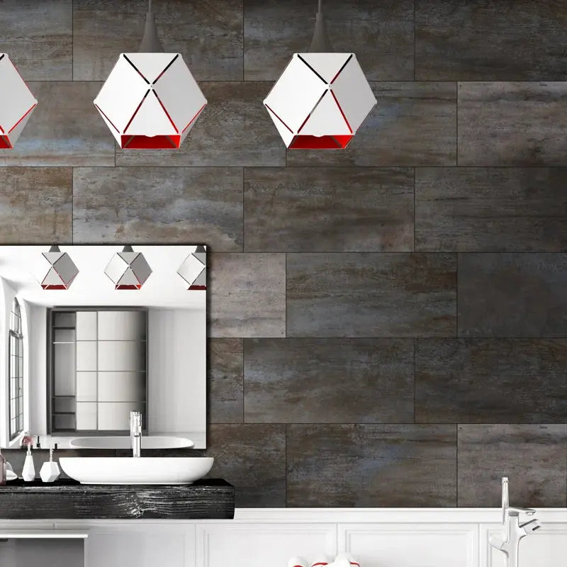 Oxide 12" X 24" Matte Metallic Look Wall & Floor Tile