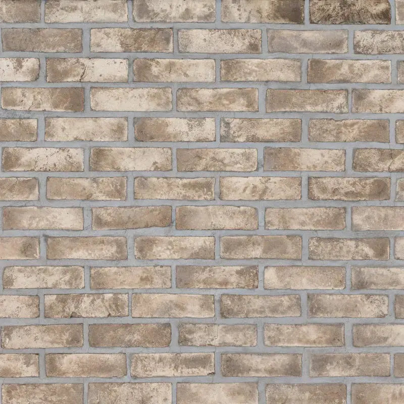 Artisanbrik 2.25" X 7.5" Textured Clay Brick Floor and Wall Single Tiles