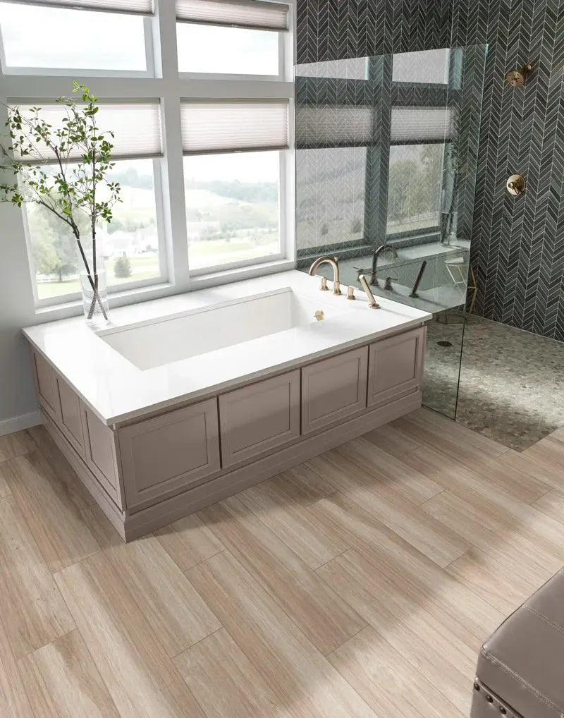 Havenwood 8" X 36" Matte Porcelain Wood Look Floor & Wall Tile