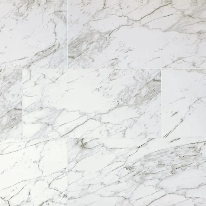 Carrara 12" X 24" Porcelain Marble Look Wall & Floor Tile