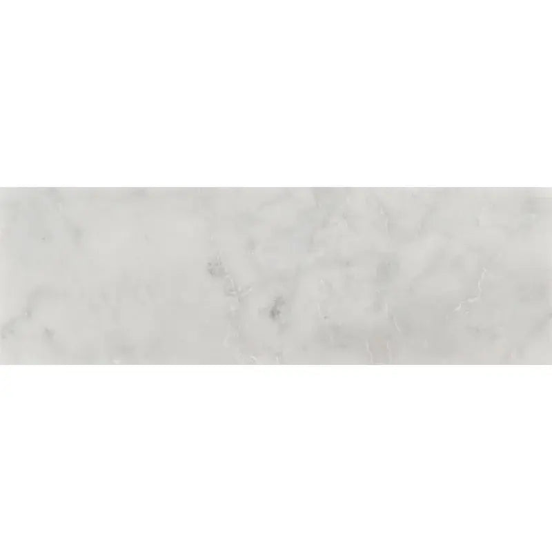 Carrara White 4" X 12" Honed Marble Floor and Wall Marble Tile