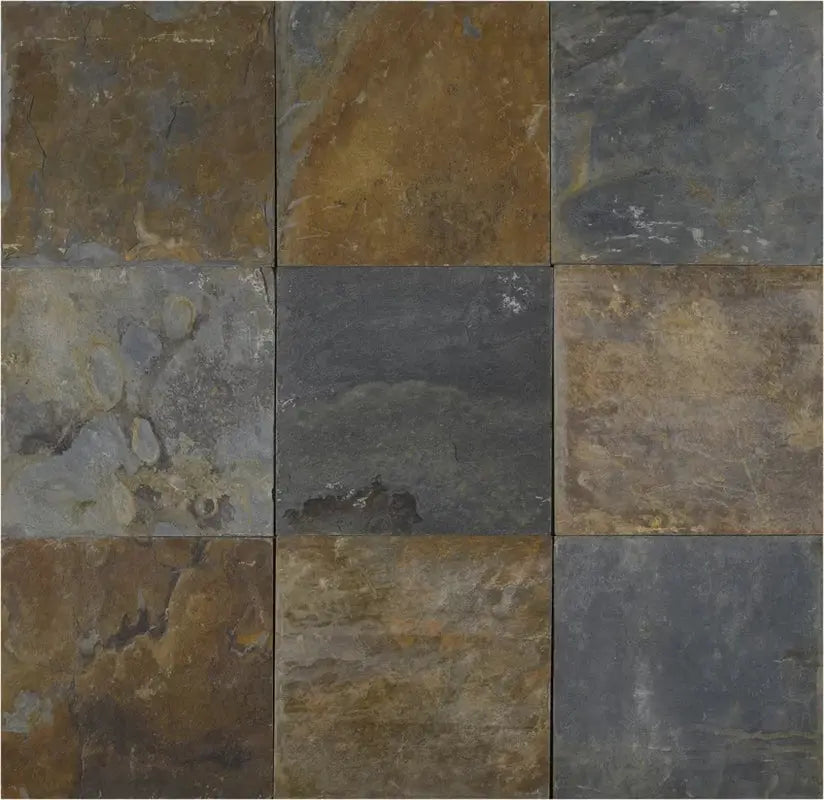 California Gold 24" X 24" Slate Field Tile
