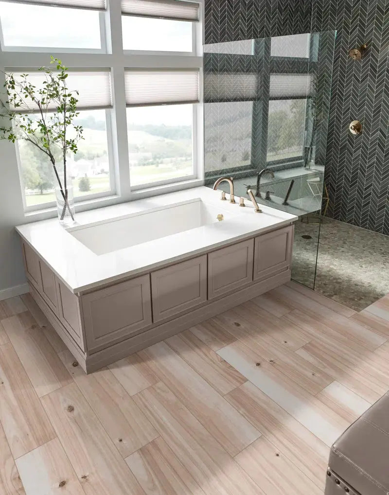 Havenwood 8" X 36" Matte Porcelain Wood Look Floor & Wall Tile