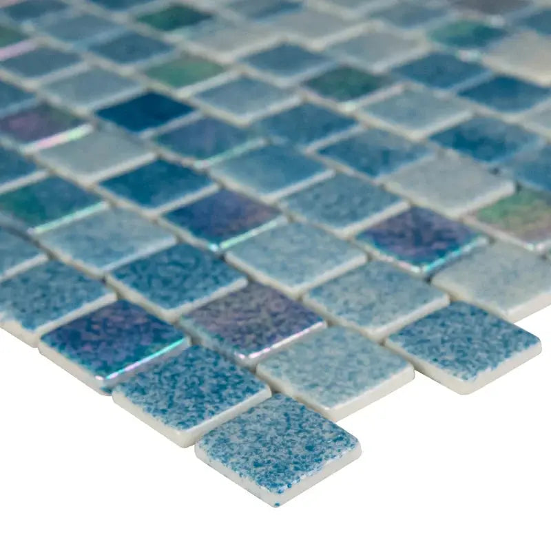 Caribbean Reef 1" X 1" Glass Tile