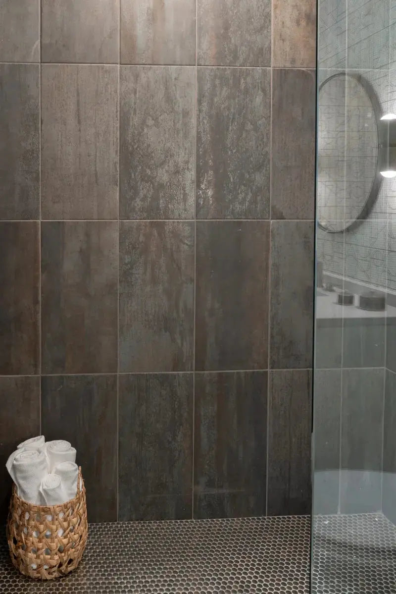 Oxide 12" X 24" Matte Metallic Look Wall & Floor Tile