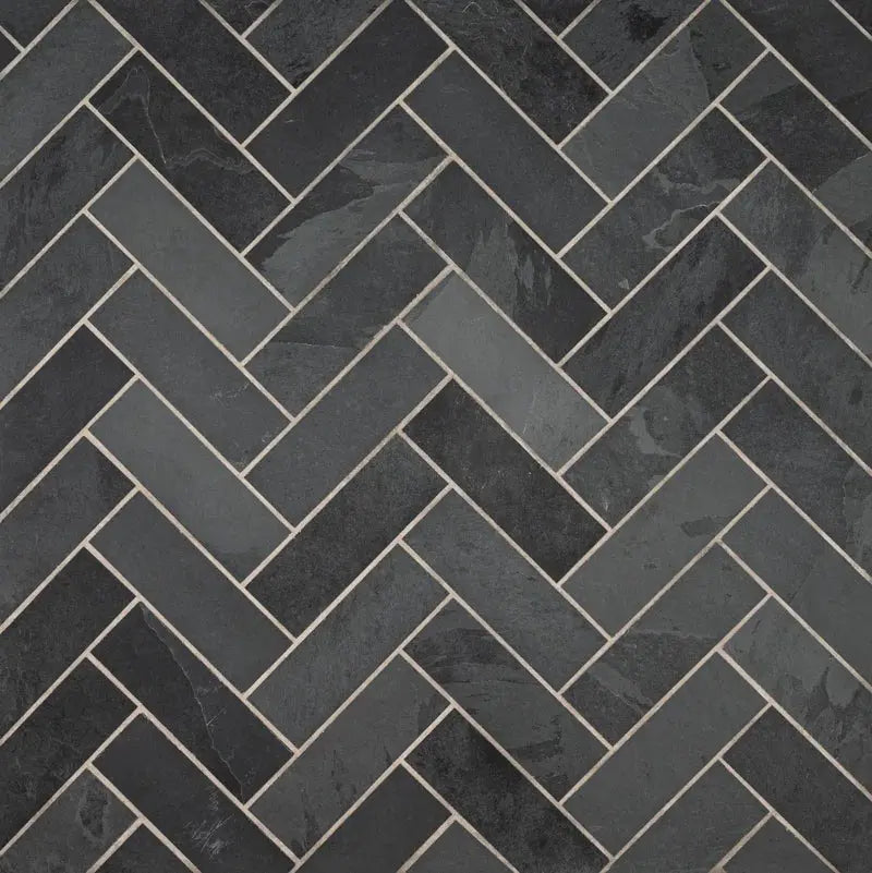 Montauk 4" X 12" Gauged Slate Subway Floor and Wall Tile
