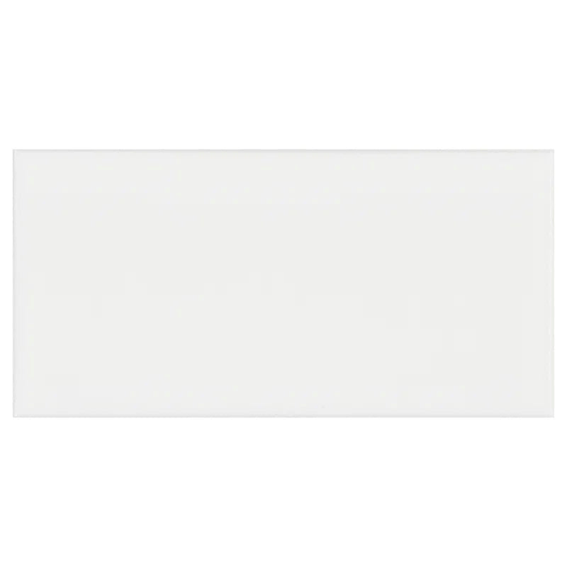 Metro White 3" X 6" Glossy Ceramic Wall Tile