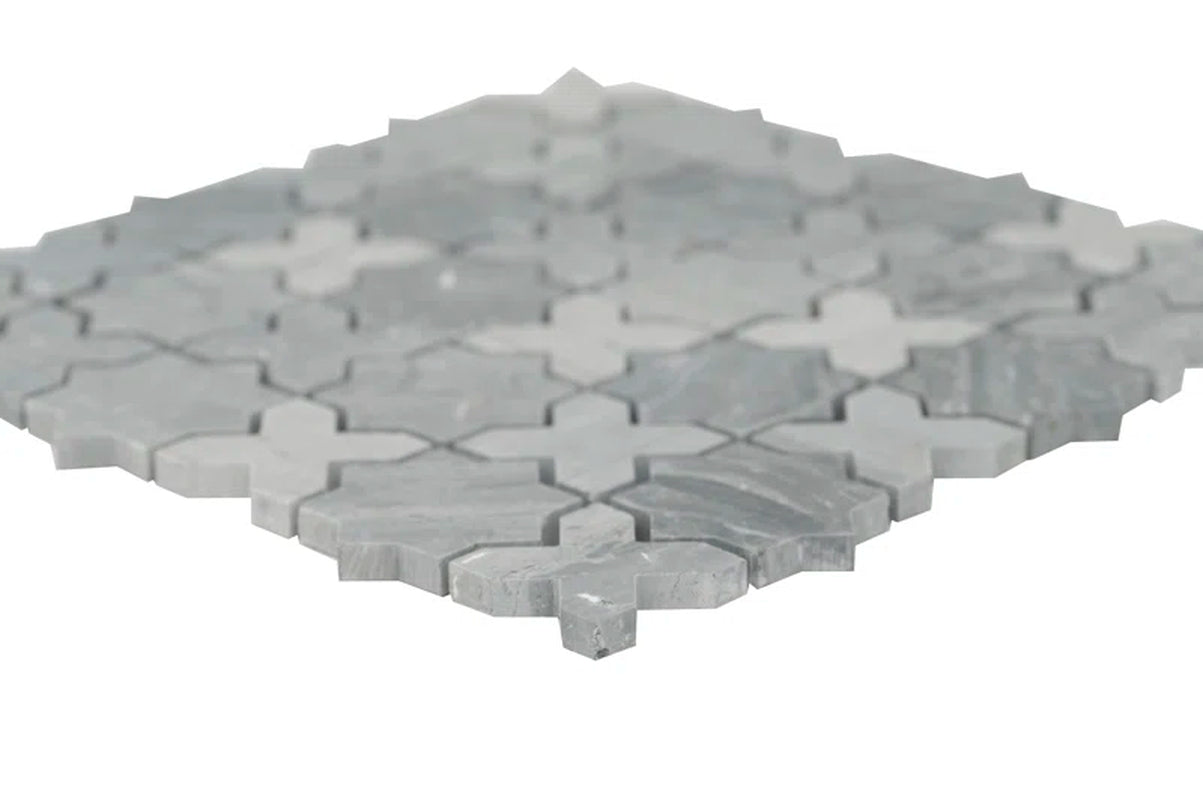 Montague 11.81" X 11.81" Marble Mosaic Sheet Wall & Floor Tile