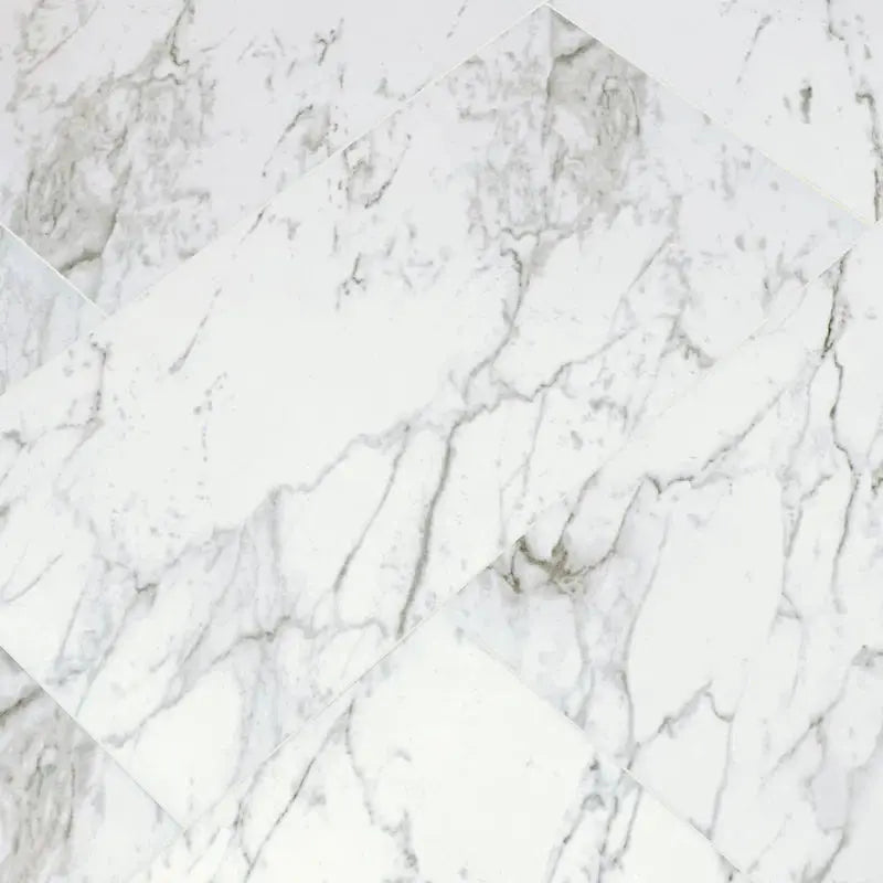 Carrara 12" X 24" Porcelain Marble Look Wall & Floor Tile