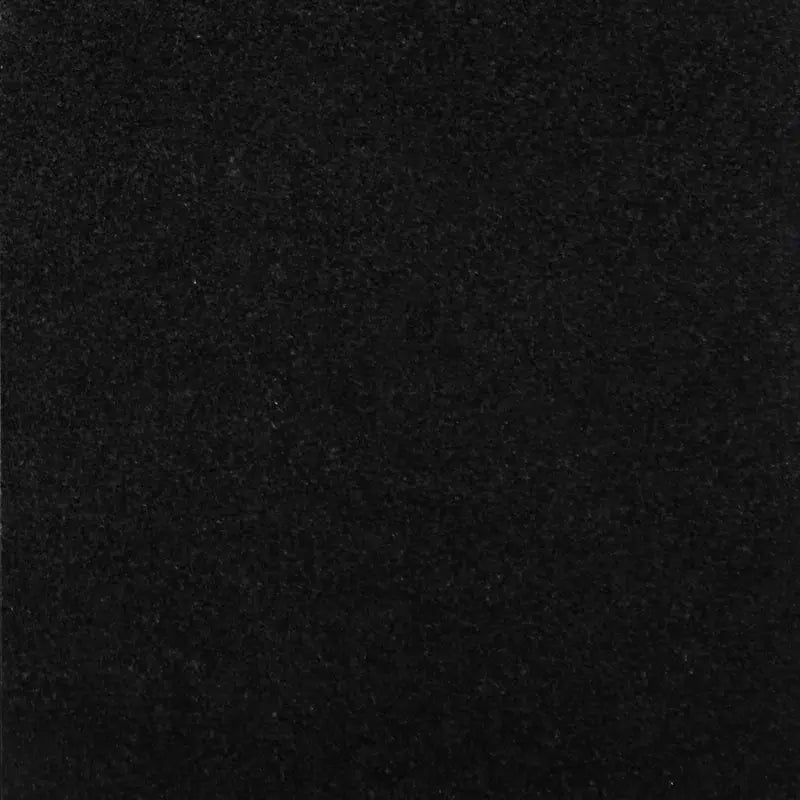Premium 12" X 12" Granite Field Tile in Black