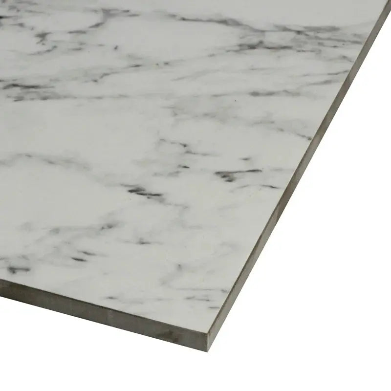 Carrara 12" X 24" Porcelain Marble Look Wall & Floor Tile