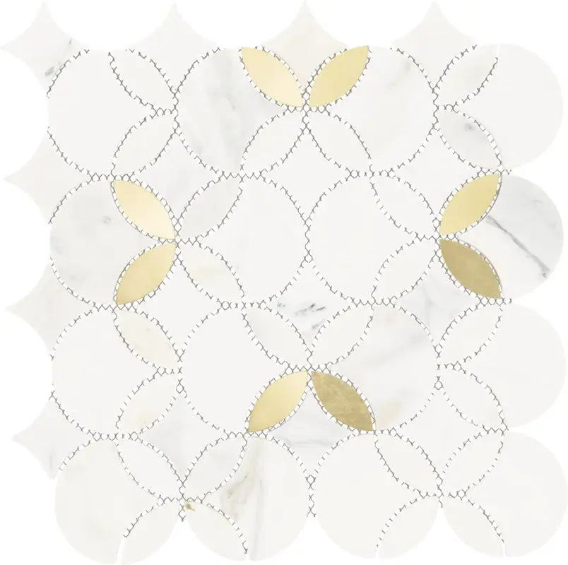 Lavaliere Calacatta Natural Stone Mosaic Wall Tile