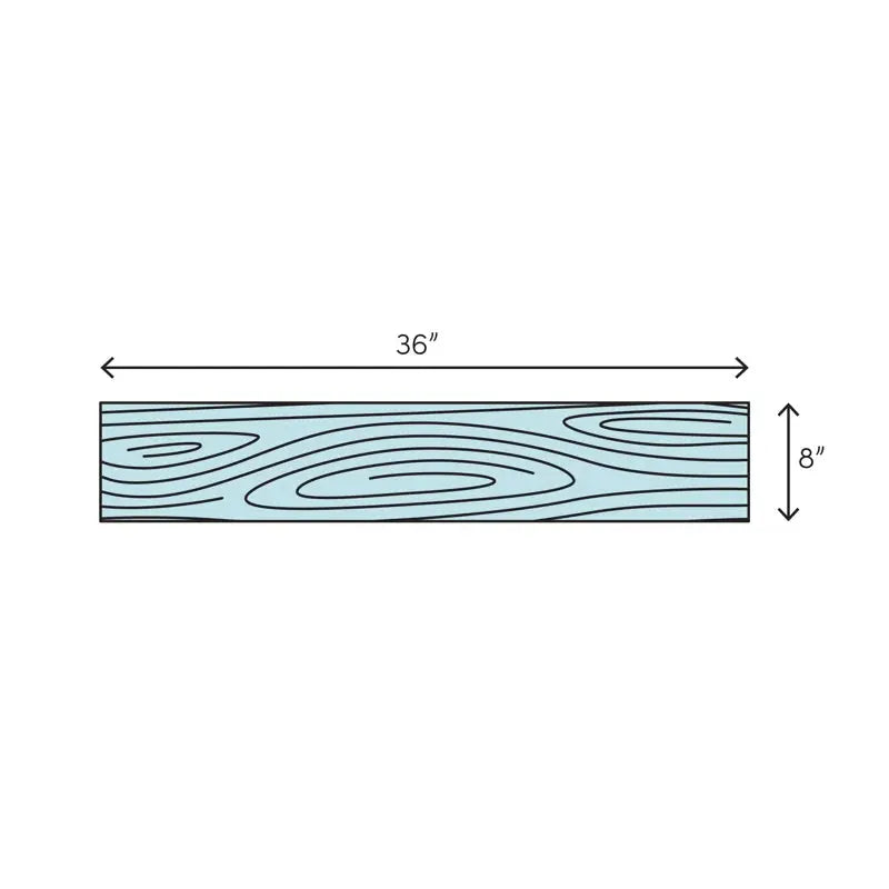 Havenwood 8" X 36" Matte Porcelain Wood Look Floor & Wall Tile