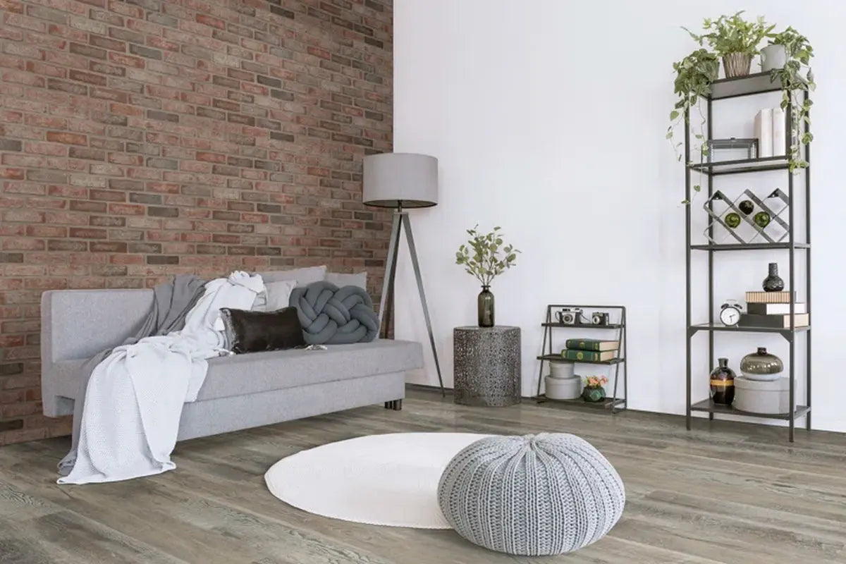 Artisanbrik 2.25" X 7.5" Textured Clay Brick Floor and Wall Single Tiles