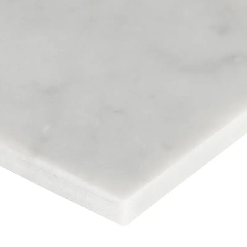 Carrara White 4" X 12" Honed Marble Floor and Wall Marble Tile