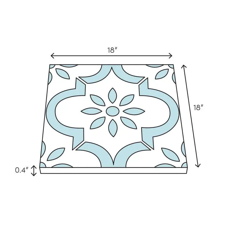 Carrara 18" X 18" Marble Marble Look Wall & Floor Tile