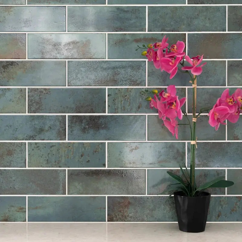 Marza 4" X 12" Glossy Ceramic Subway Wall Tile