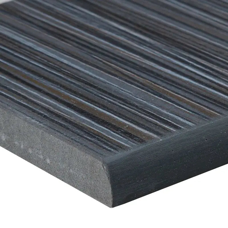 Fabrique 12'' L X 3'' W Porcelain Bullnose Tile Trim