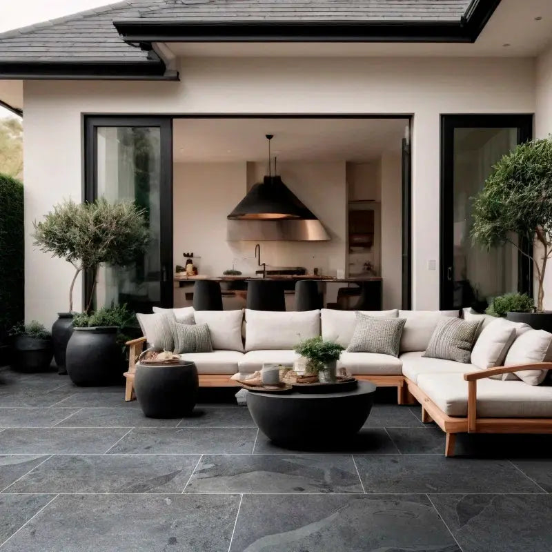 Montauk 18" X 36" Gauged Slate Floor and Wall Tile