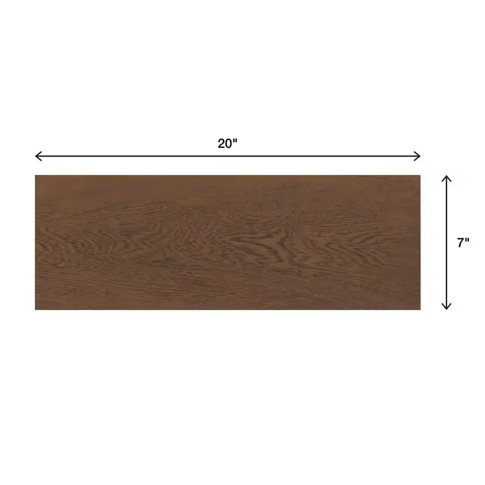 Glenwood Cherry 7 In. X 20 In. Ceramic Floor and Wall Tile (10.89 Sq. Ft. / Case)