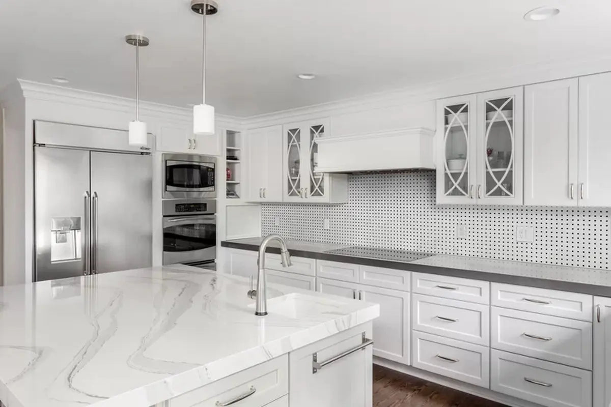 Retro Weave Bianco 12" X 12" Porcelain Mosaic Tile